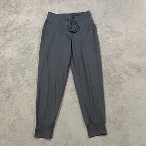 Lole Dark Charcoal Gray High Rise Elastic Waist Jogger Sweatpants Women’s Size S